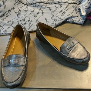 Coach Silver / Pewter Loafer